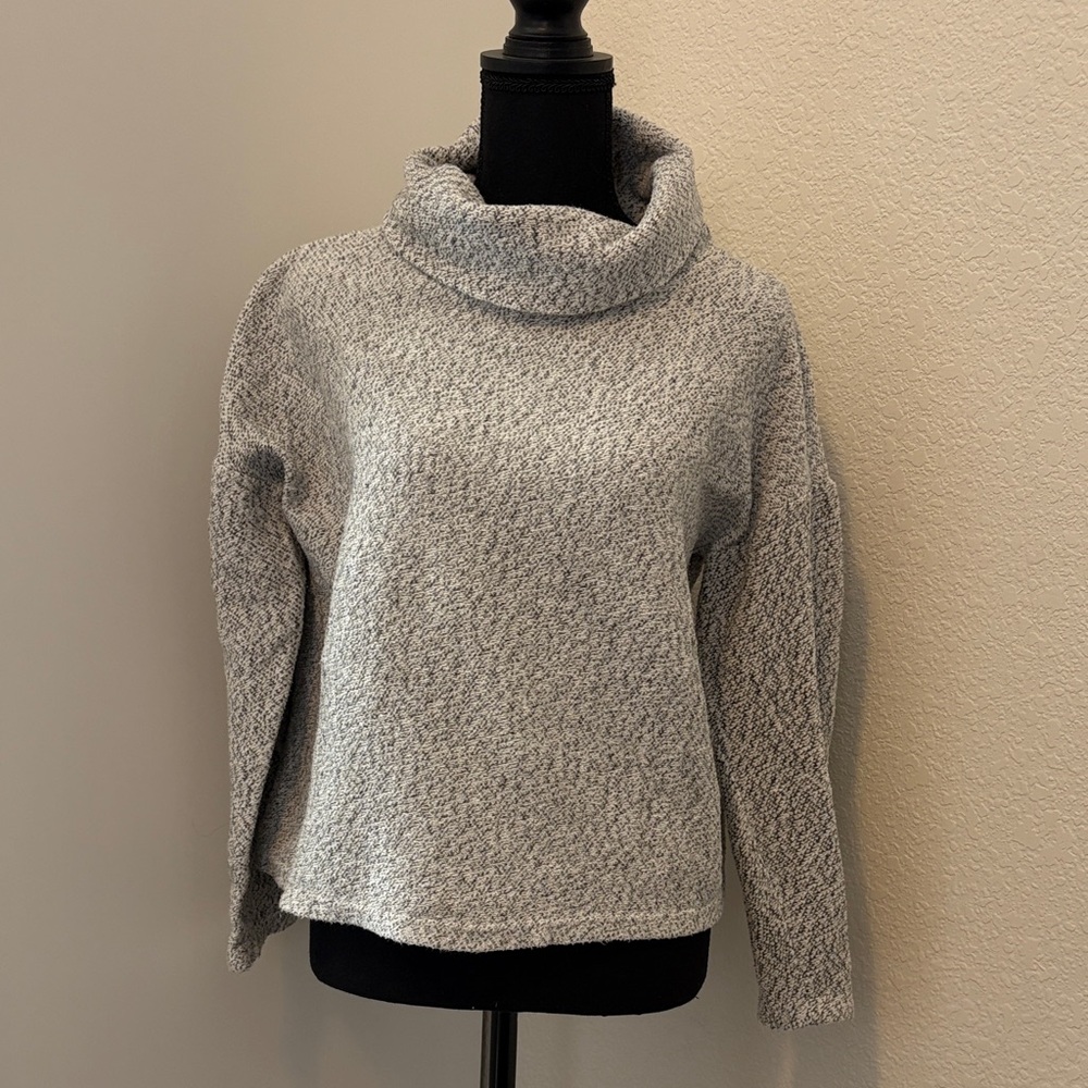 a new day Light Gray Women's Cowl Neck Sweater